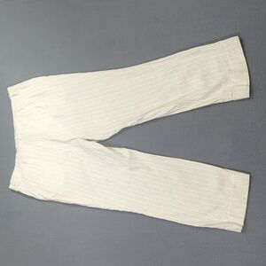 Brax Pants Women's 16R Beige Soft Linen Viscose Blend Cindy MB Trousers